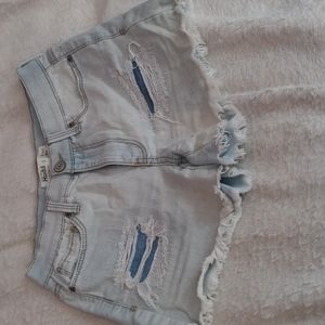 Blue jeans shorts